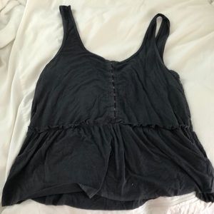 Dark grey tank top